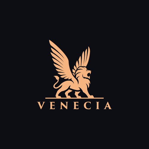 Venice - magnificent lion with wings Design by VectorCrow87