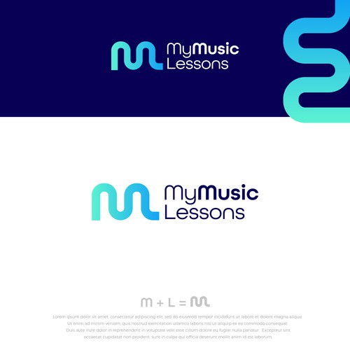 "Learn to play from the heart" Logo for Music Tech business Design by Sarib siddiqui