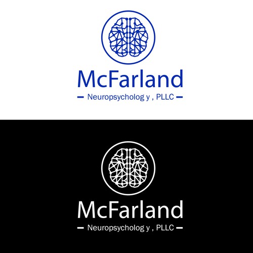 Create a cool, professional brain logo for a neuropsychology clinic Réalisé par Lemuran