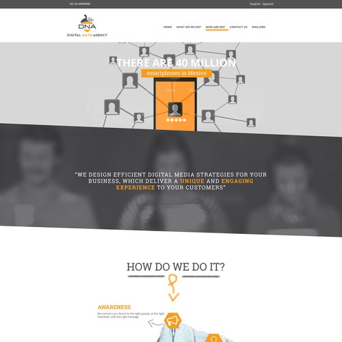 Web page design contest entry by Media Royale