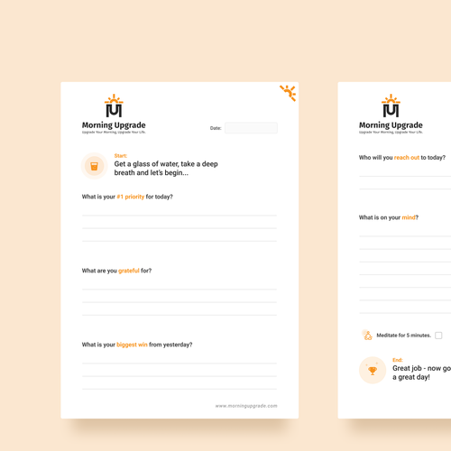 Card Design and Layout Project for Morning Routines! Réalisé par Moeda.