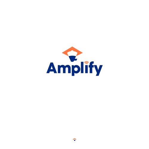 Amplify Logo Design by Owlman Creatives