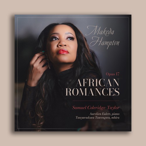 "Award-winning classical singer seeking a timeless & edgy design for debut solo album." winning Album Cover by Lee Chatte