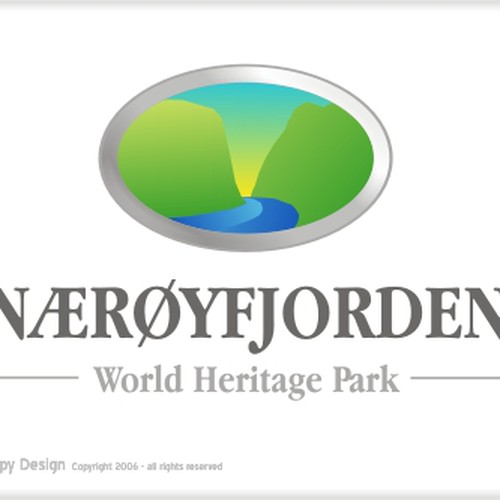 NÃ¦rÃ¸yfjorden World Heritage Park Design von Intrepid Guppy Design