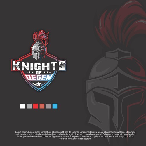 "Knights of Degen" Logo and Branding Design by Adiwinata