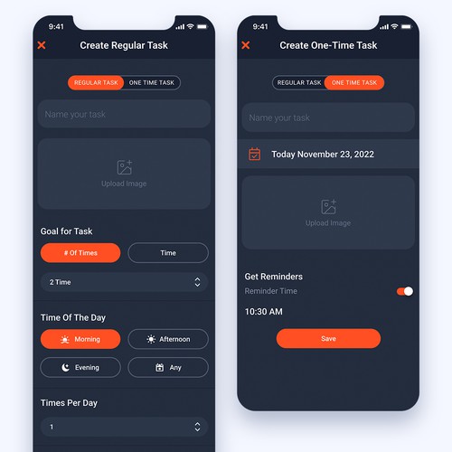 Main Screen for the #1 Self Improvement App int he World Design by sandy#ogma