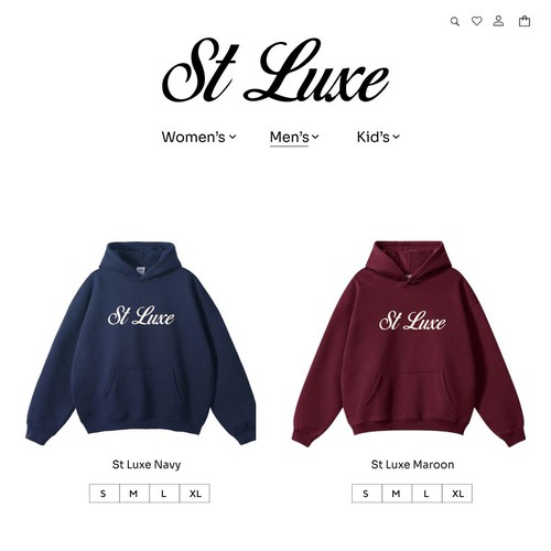 "Classy typographic UNISEX Logo suitable for a LUXURY BRAND OF HOODIES" winning Logo design