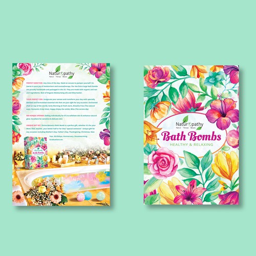 Design a Gift Package for Naturopathy Bath Bombs Réalisé par Daria V.