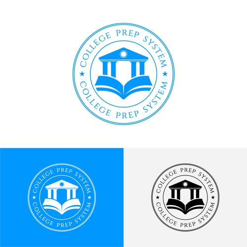 College preparation logo to appeal to parents, high school students, and school administrators. Design by naya89