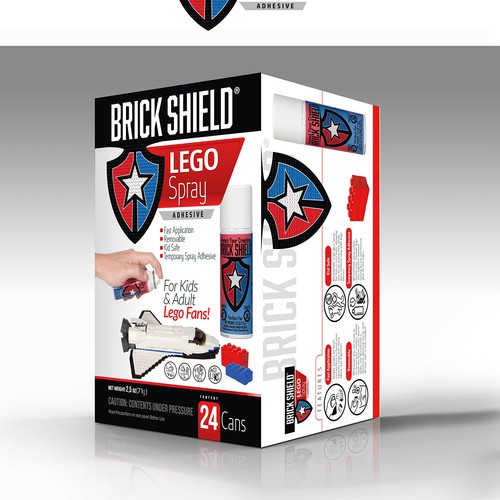 Brick Shield - Buy 2 cans of Brickshield lego spray glue