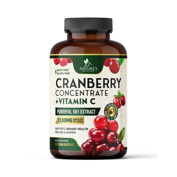 Cranberry Concentrate + Vitamin C for Nature's Nutrition