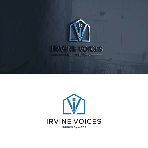 Design di Irvine Voices - Homes for Jobs Logo di SuperYes!