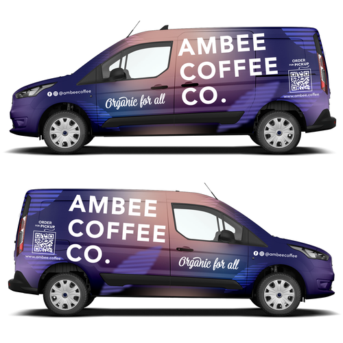 Design an Amazing truck wrap for an Emerging Organic Coffee Company Design by SBdesigner