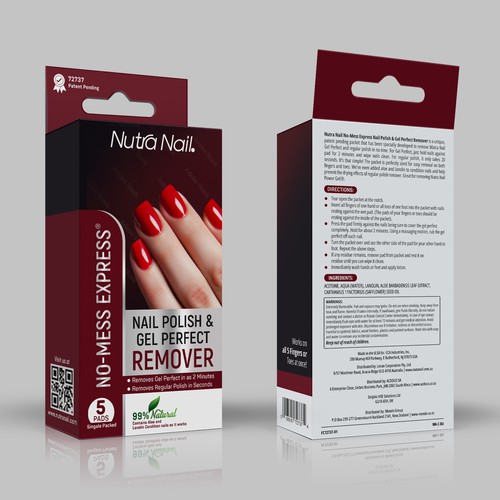 Nutra Nail Gel Remover Design by Rajith Shantha
