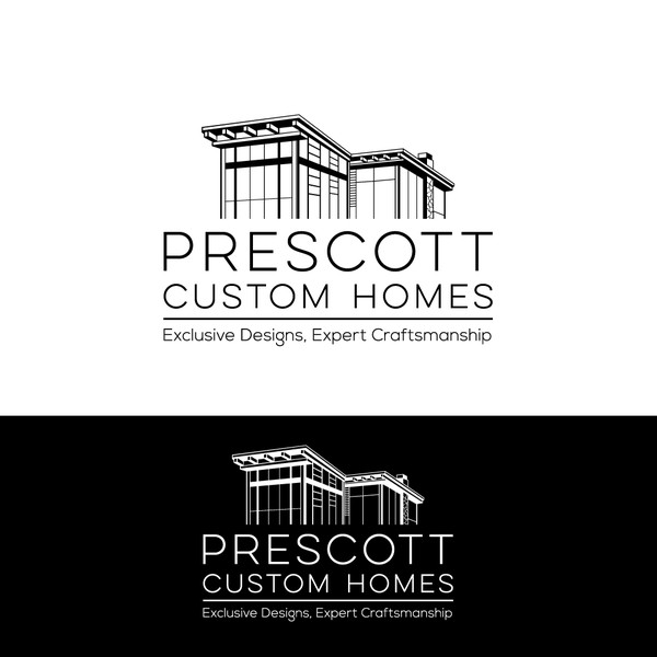 Winning Logo for PRESCOTT Custom Homes