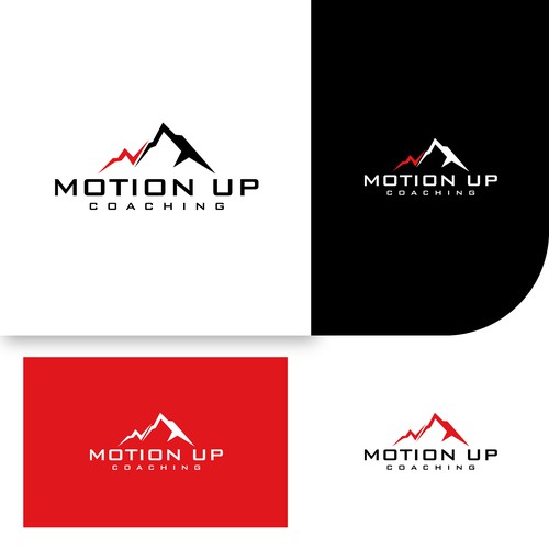 Motion Up / Mountain Sports Coaching logo Design by AjiCahyaF