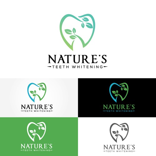 Nature's Teeth Whitening - Needs a Natural Company Logo Design by hasnagraphics