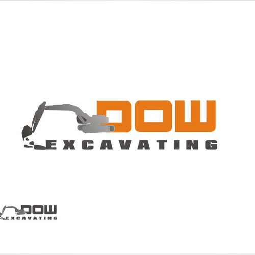 Logo design for Excavating Company Design by crazyeye