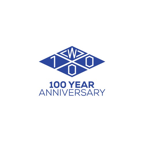 Design Centennial Anniversary Logo por Shkava