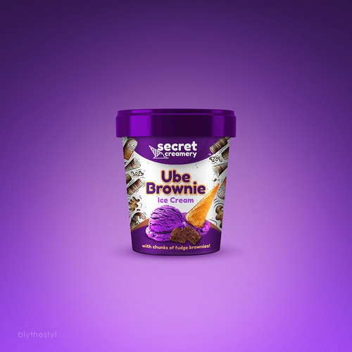 Ice Cream Packaging for Ube Ice Cream Design by marketingmaster