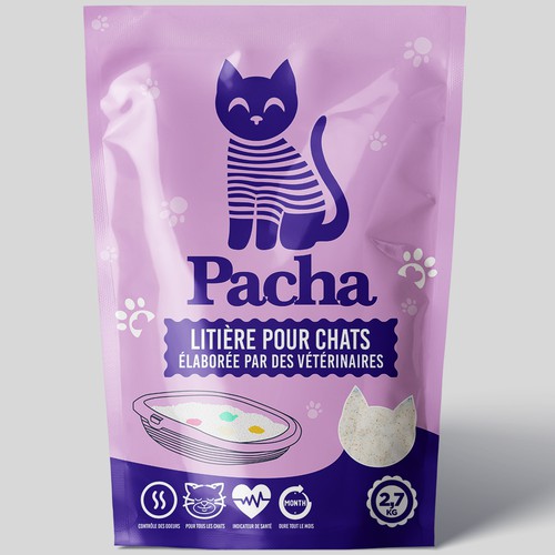 Cat Litter startup Minimalistic packaging - Contest Design by agooshe