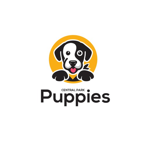 Design a heartfelt, modern logo for a brand that brings families and puppies together. Design by Vel66