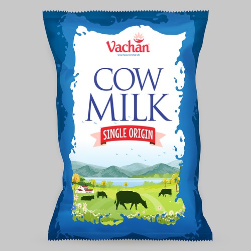 Vachan Cow Milk Design by Moi_Designers