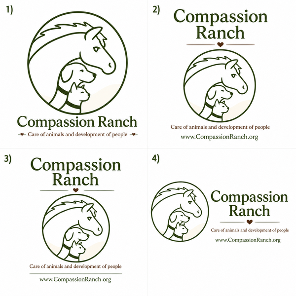 Design by Logo_Winz titled "Compassion Ranch"