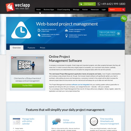 Web page design contest entry by The Lion King