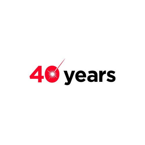 Looking for a modern, expressive 40 years jubilee logo Design by sf designsa