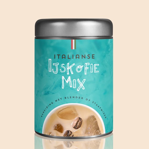 Italian Ice Coffee mix @ home  Label Design by betiobca