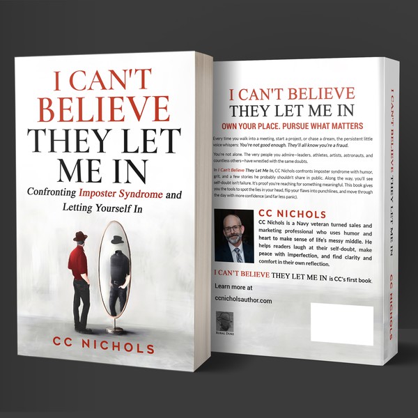 Design realizzato da Miracolo intitolato "Book Cover on Imposter Syndrome"