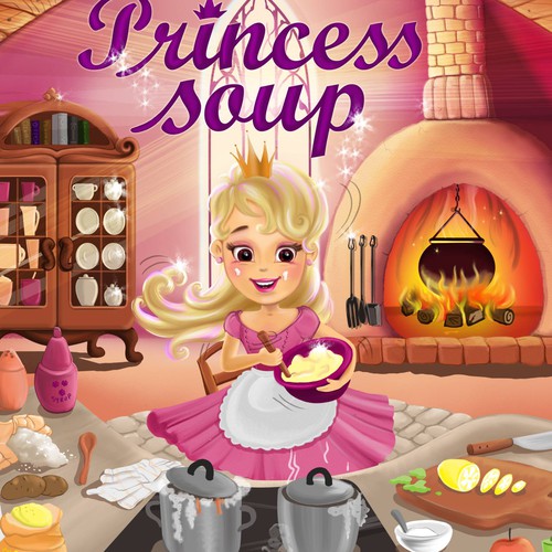 "Princess Soup" children's book cover design Réalisé par Dinnah