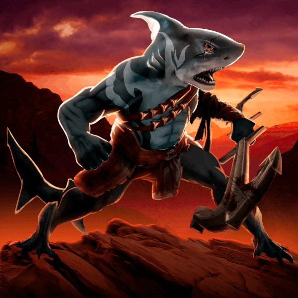 Game Character WereShark