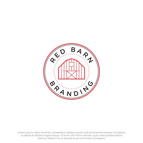 Red Barn without the Farm Design by James®