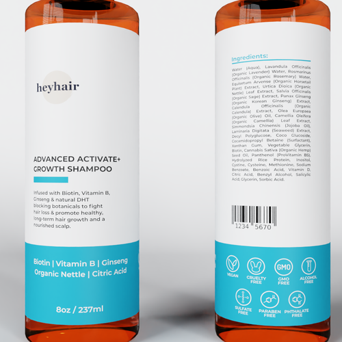 Minimalistic Package Branding Design for a Cosmetic Hair Care Line - ONE PRODUCT Design by babibola