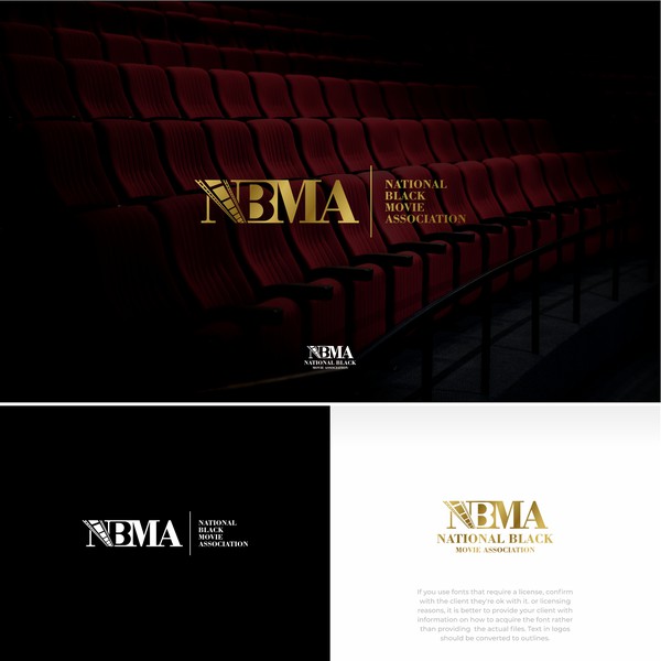 Design realizzato da PT. Sukses Makmur intitolato "Movie logo design concepts"