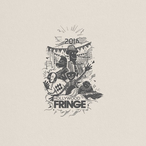 The 2016 Hollywood Fringe Festival T-Shirt デザイン by -Z-