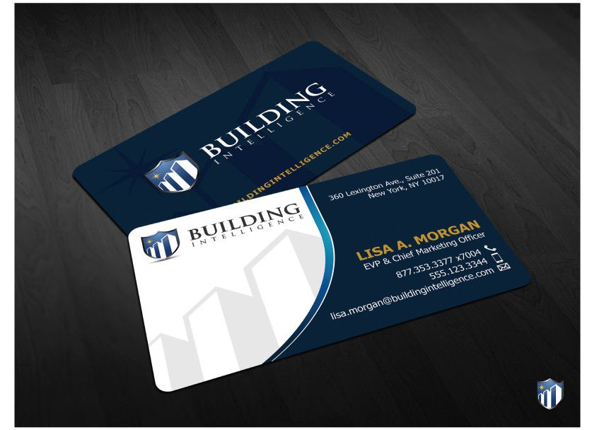 Business Cards for Building Intelligence, Inc. Stationery contest