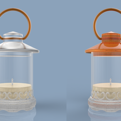 Glass Vessel Design for Candle and Diffuser Range - Up Market Design by SeleCT Vision