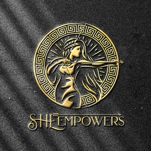 SHEempowers - luxurious design of a woman preferrably in some kind of a circle to appeal to women professionals Design by Art_Tam