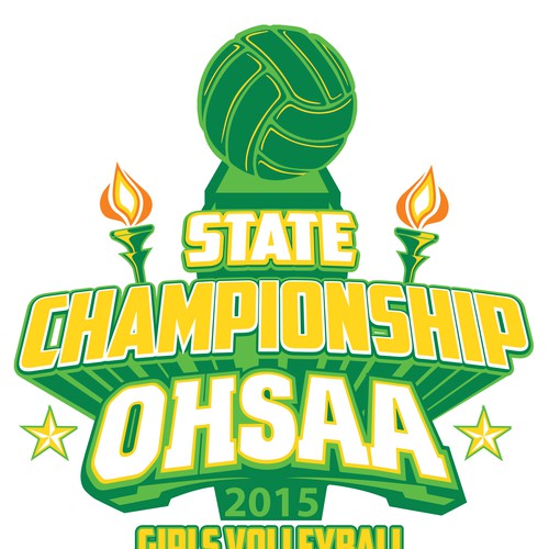 2015 OHSAA Girls Volleyball State Championships | T-shirt contest