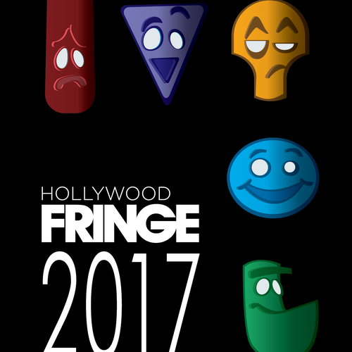 Guide Cover for the 2017 Hollywood Fringe Festival Design by Melonpool