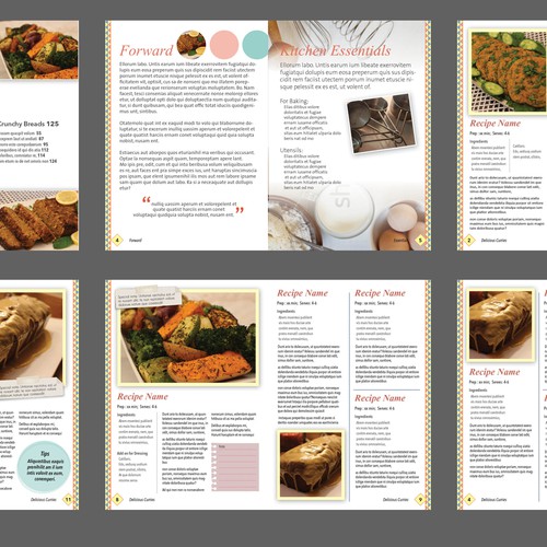 Cook Book Cover & Content Design Design by suzieQ Designs