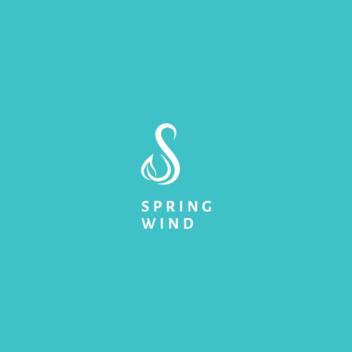 Spring Wind Logo Diseño de DesignTreats