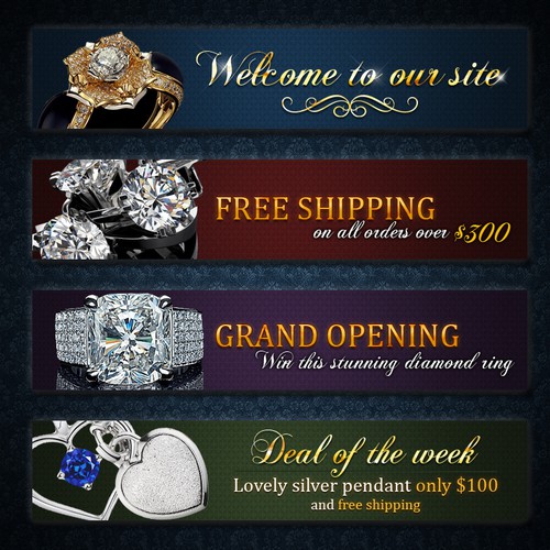 Jewelry Banners Banner ad contest