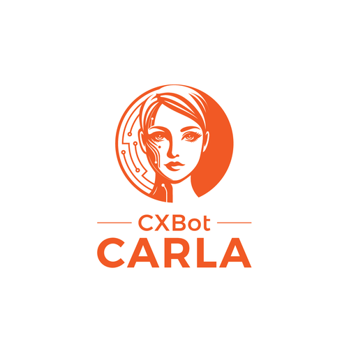 Logo design for our AI based Voicebot "Carla" Design by Durara