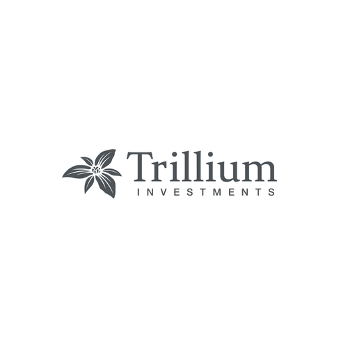 Design a sophisticated trillium flower logo for an asset management company Design by mr.giraffe.design