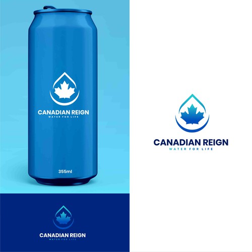 Logo design for a Canadian Canned Water Réalisé par sunshine_design