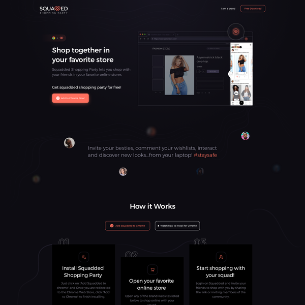 Shopping Social Platform - Chrome Extension